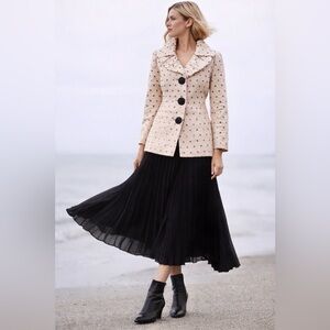 An Ren New York Jacquard Jacket Size Medium